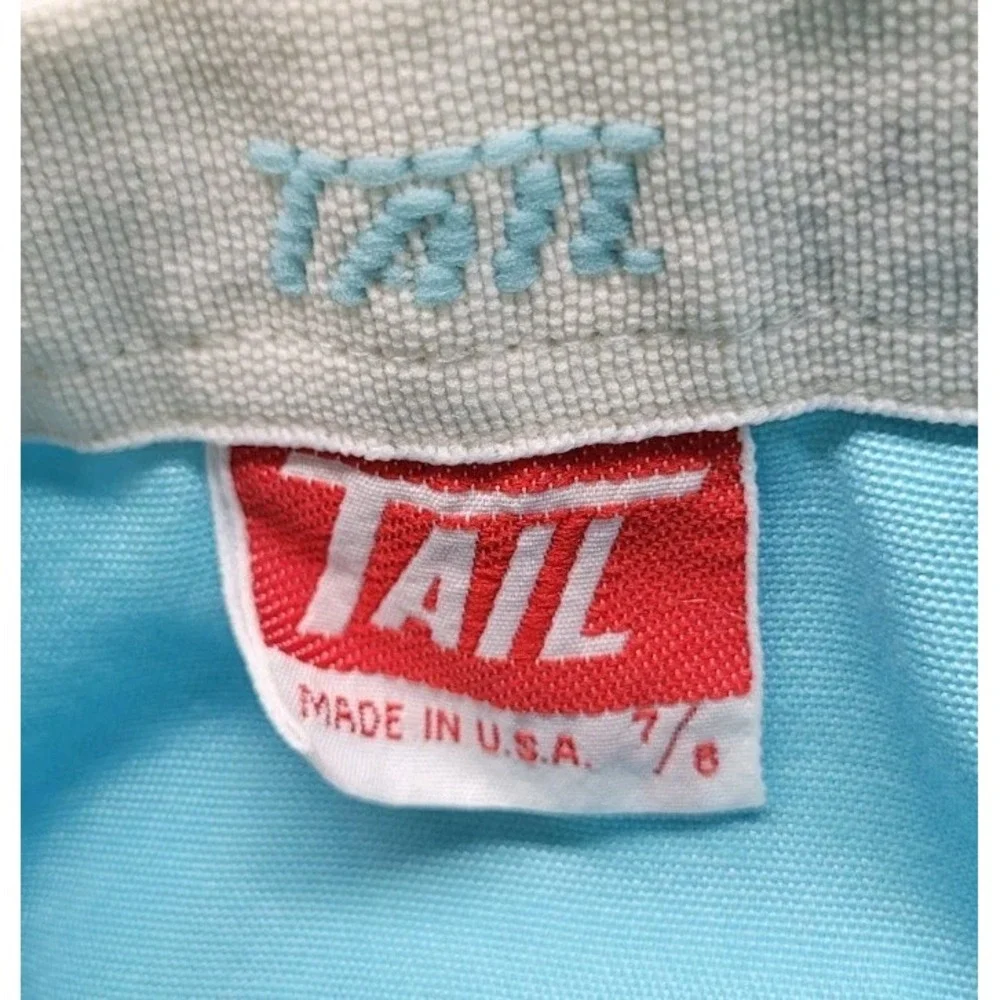 Vintage 90s TAIL Skirt Teal Blue Tennis Skirt Size 7/8 Made In USA Pickleball‎